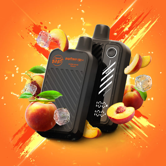Flavour Beast Beast Mode Max 2 - Super Sour Peach Iced