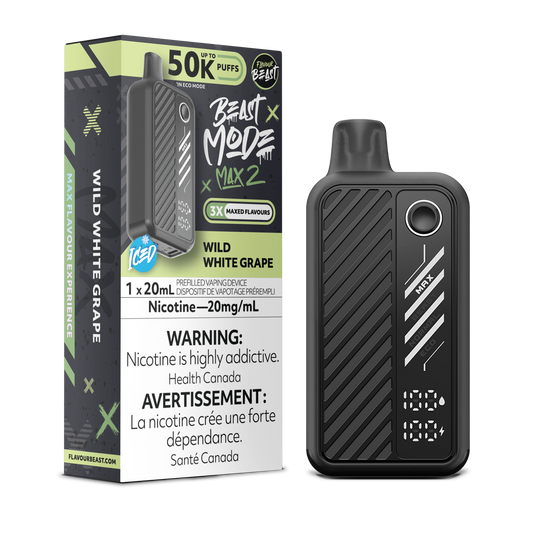 Flavour Beast Beast Mode Max 2 - Wild White Grape Iced