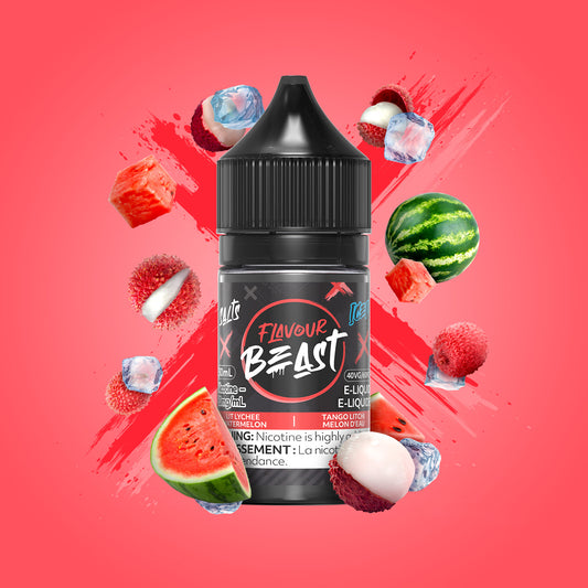 Flavour Beast Salt - Lit Lychee Watermelon Iced 30mL