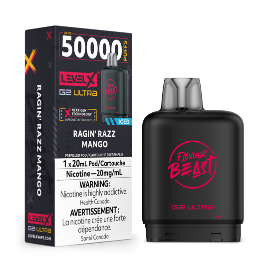 Level X Flavour Beast G2 Ultra - Ragin' Razz Mango