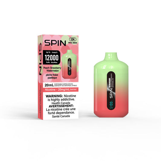 SPIN 12000 - Peach Strawberry Watermelon